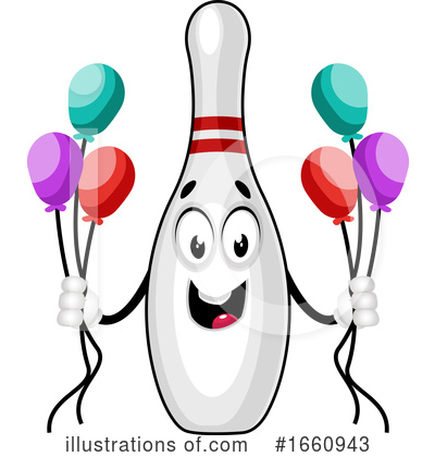 Royalty-Free (RF) Bowling Pin Clipart Illustration by Morphart Creations - Stock Sample #1660943