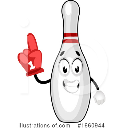 Royalty-Free (RF) Bowling Pin Clipart Illustration by Morphart Creations - Stock Sample #1660944