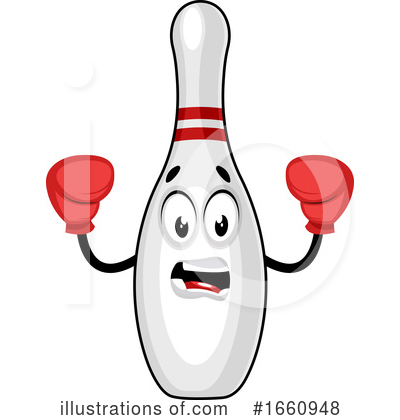 Royalty-Free (RF) Bowling Pin Clipart Illustration by Morphart Creations - Stock Sample #1660948