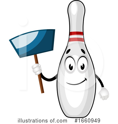 Royalty-Free (RF) Bowling Pin Clipart Illustration by Morphart Creations - Stock Sample #1660949