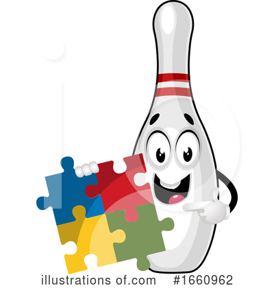 Royalty-Free (RF) Bowling Pin Clipart Illustration by Morphart Creations - Stock Sample #1660962