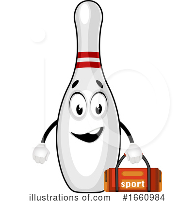 Bowling Pin Clipart #1660984 by Morphart Creations