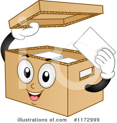 Storage Box Clipart #21029 - Illustration by 3poD