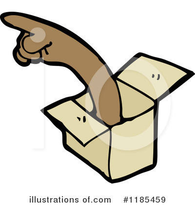 Royalty-Free (RF) Box Clipart Illustration by lineartestpilot - Stock Sample #1185459