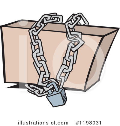 Royalty-Free (RF) Box Clipart Illustration by toonaday - Stock Sample #1198031