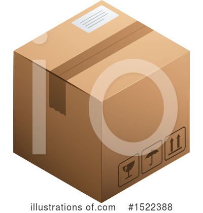 Royalty-Free (RF) Box Clipart Illustration by beboy - Stock Sample #1522388