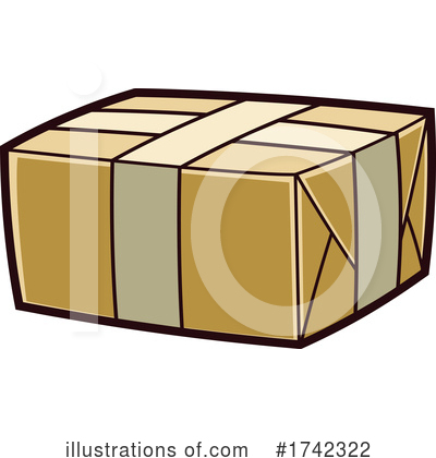 Royalty-Free (RF) Box Clipart Illustration by Hit Toon - Stock Sample #1742322
