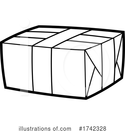 Royalty-Free (RF) Box Clipart Illustration by Hit Toon - Stock Sample #1742328