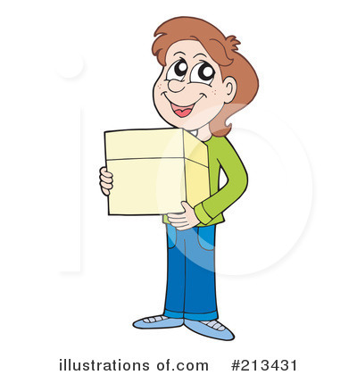Royalty-Free (RF) Box Clipart Illustration by visekart - Stock Sample #213431