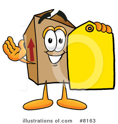 Royalty-Free (RF) Box Clipart Illustration by Mascot Junction - Stock Sample #8163