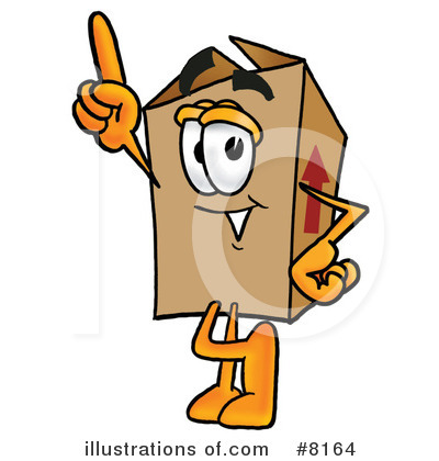 Royalty-Free (RF) Box Clipart Illustration by Mascot Junction - Stock Sample #8164