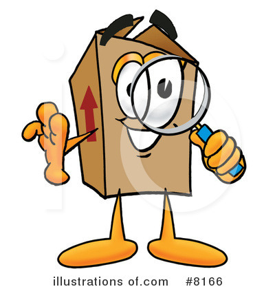 Royalty-Free (RF) Box Clipart Illustration by Mascot Junction - Stock Sample #8166