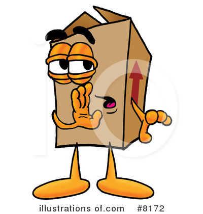 Royalty-Free (RF) Box Clipart Illustration by Mascot Junction - Stock Sample #8172