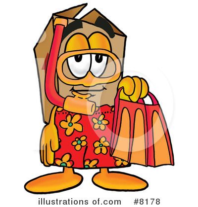 Royalty-Free (RF) Box Clipart Illustration by Mascot Junction - Stock Sample #8178