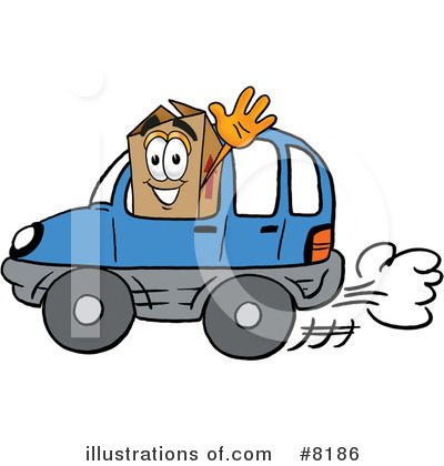 Royalty-Free (RF) Box Clipart Illustration by Mascot Junction - Stock Sample #8186