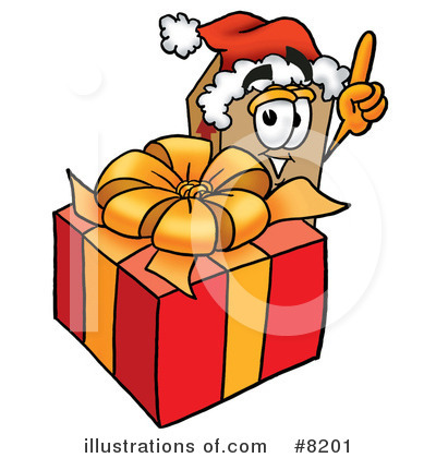 Royalty-Free (RF) Box Clipart Illustration by Mascot Junction - Stock Sample #8201
