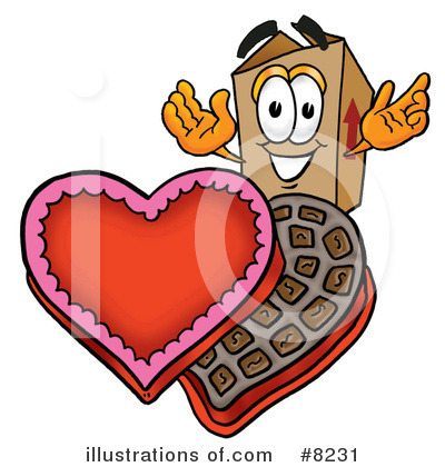 Royalty-Free (RF) Box Clipart Illustration by Mascot Junction - Stock Sample #8231