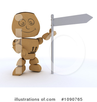 Box Man Clipart #1090765 by KJ Pargeter