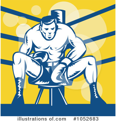 Royalty-Free (RF) Boxer Clipart Illustration by patrimonio - Stock Sample #1052683