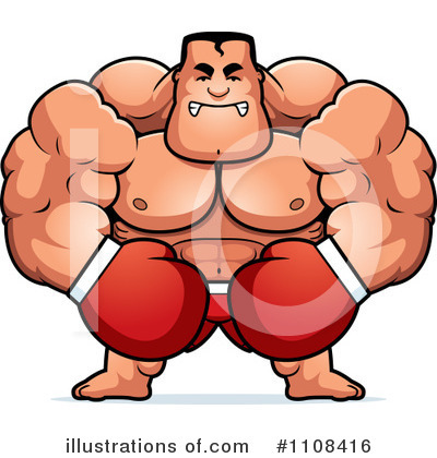 Boxer Clipart #1108416 by Cory Thoman