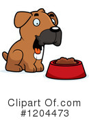 Boxer Clipart #1204473 by Cory Thoman