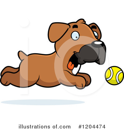 Royalty-Free (RF) Boxer Clipart Illustration by Cory Thoman - Stock Sample #1204474
