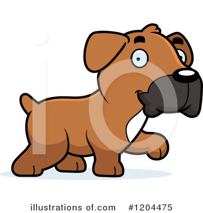 Royalty-Free (RF) Boxer Clipart Illustration by Cory Thoman - Stock Sample #1204475