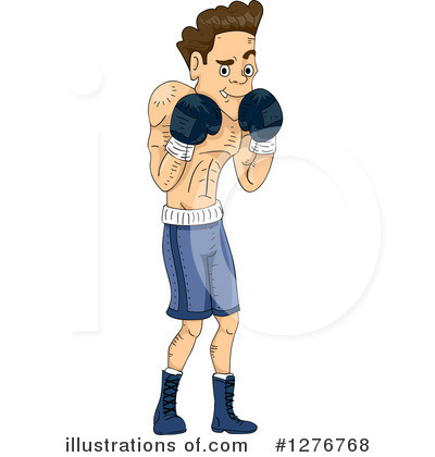 Royalty-Free (RF) Boxer Clipart Illustration by BNP Design Studio - Stock Sample #1276768