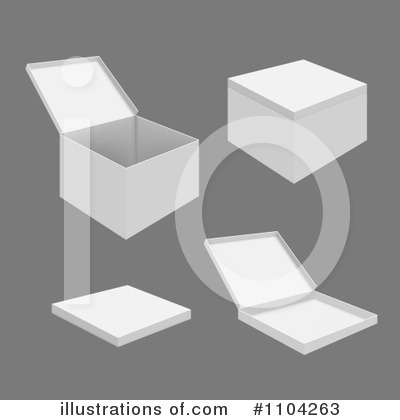 Royalty-Free (RF) Boxes Clipart Illustration by vectorace - Stock Sample #1104263