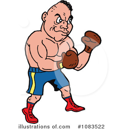 Royalty-Free (RF) Boxing Clipart Illustration by LaffToon - Stock Sample #1083522