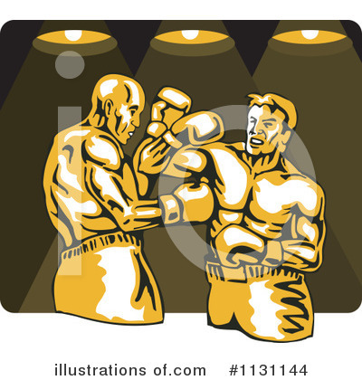 Royalty-Free (RF) Boxing Clipart Illustration by patrimonio - Stock Sample #1131144