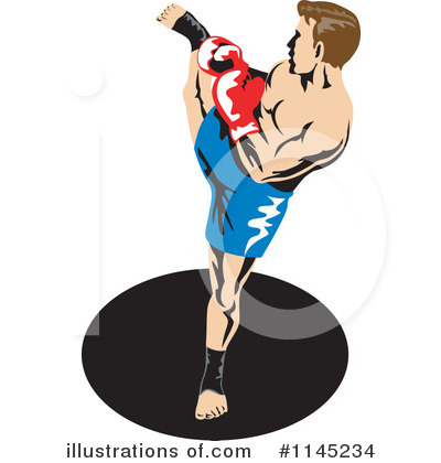 Royalty-Free (RF) Boxing Clipart Illustration by patrimonio - Stock Sample #1145234