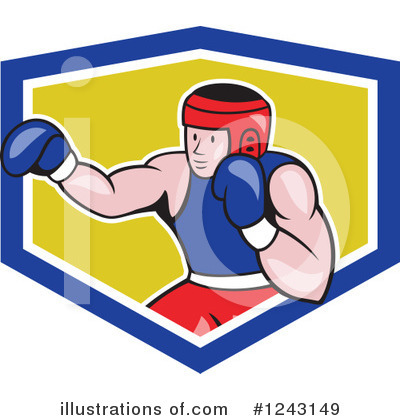 Royalty-Free (RF) Boxing Clipart Illustration by patrimonio - Stock Sample #1243149