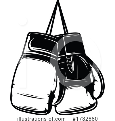 Boxing Gloves Clipart #1732680 by Vector Tradition SM