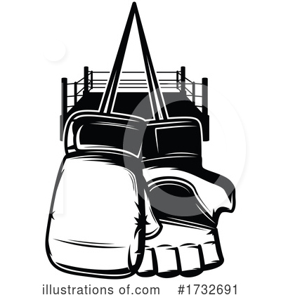 Royalty-Free (RF) Boxing Clipart Illustration by Vector Tradition SM - Stock Sample #1732691