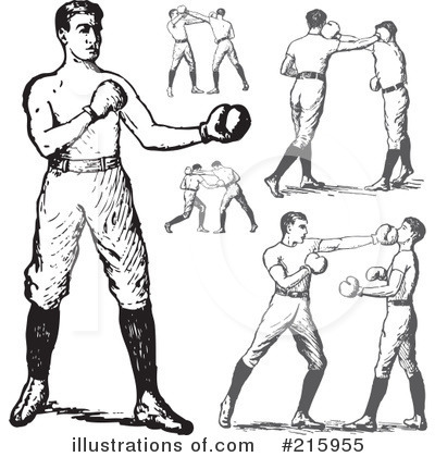 Royalty-Free (RF) Boxing Clipart Illustration by BestVector - Stock Sample #215955