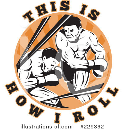 Royalty-Free (RF) Boxing Clipart Illustration by patrimonio - Stock Sample #229362
