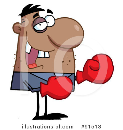 Royalty-Free (RF) Boxing Clipart Illustration by Hit Toon - Stock Sample #91513