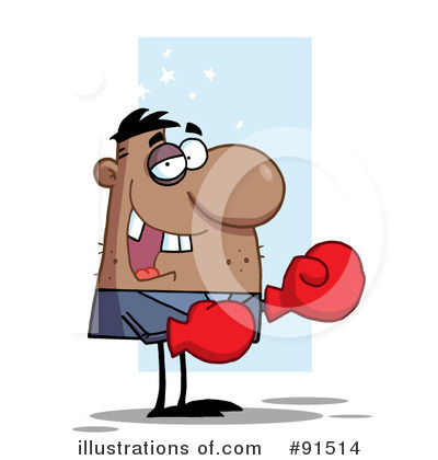 Royalty-Free (RF) Boxing Clipart Illustration by Hit Toon - Stock Sample #91514