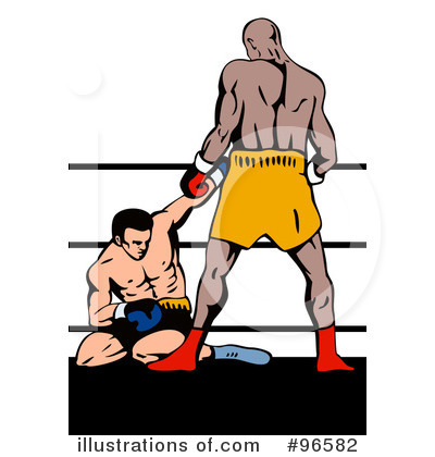 Royalty-Free (RF) Boxing Clipart Illustration by patrimonio - Stock Sample #96582