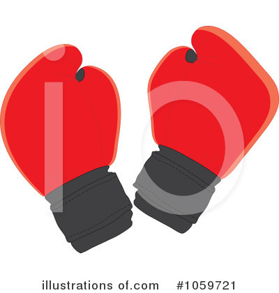 Royalty-Free (RF) Boxing Gloves Clipart Illustration by Alex Bannykh - Stock Sample #1059721