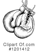 Boxing Gloves Clipart #1201412 by Prawny Vintage