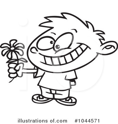 Royalty-Free (RF) Boy Clipart Illustration by toonaday - Stock Sample #1044571