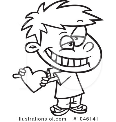Royalty-Free (RF) Boy Clipart Illustration by toonaday - Stock Sample #1046141