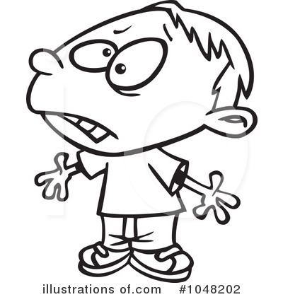Royalty-Free (RF) Boy Clipart Illustration by toonaday - Stock Sample #1048202