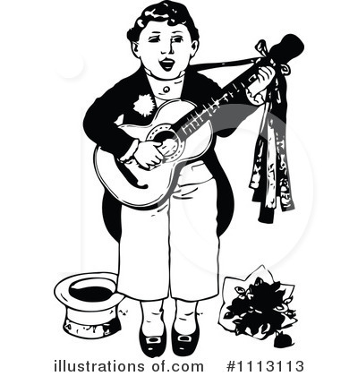 Musician Clipart #1113113 by Prawny Vintage