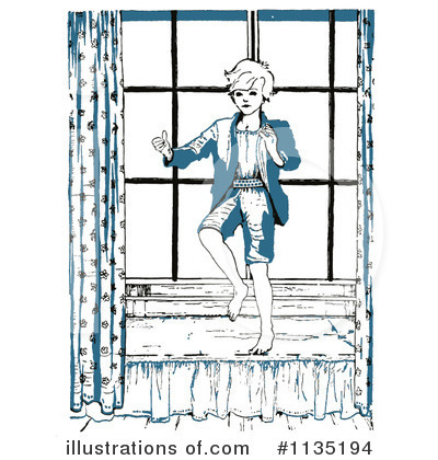 Royalty-Free (RF) Boy Clipart Illustration by Prawny Vintage - Stock Sample #1135194