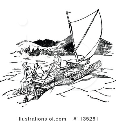 Sailboat Clipart #1135281 by Prawny Vintage