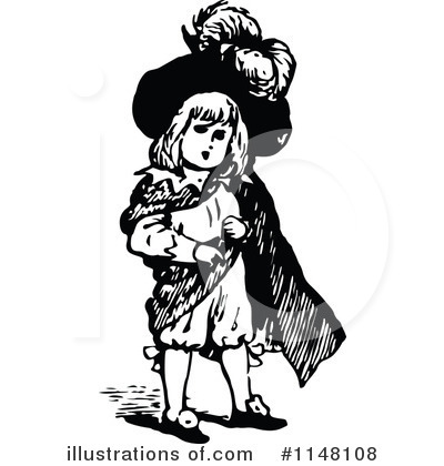 Royalty-Free (RF) Boy Clipart Illustration by Prawny Vintage - Stock Sample #1148108