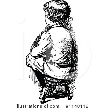 Royalty-Free (RF) Boy Clipart Illustration by Prawny Vintage - Stock Sample #1148112